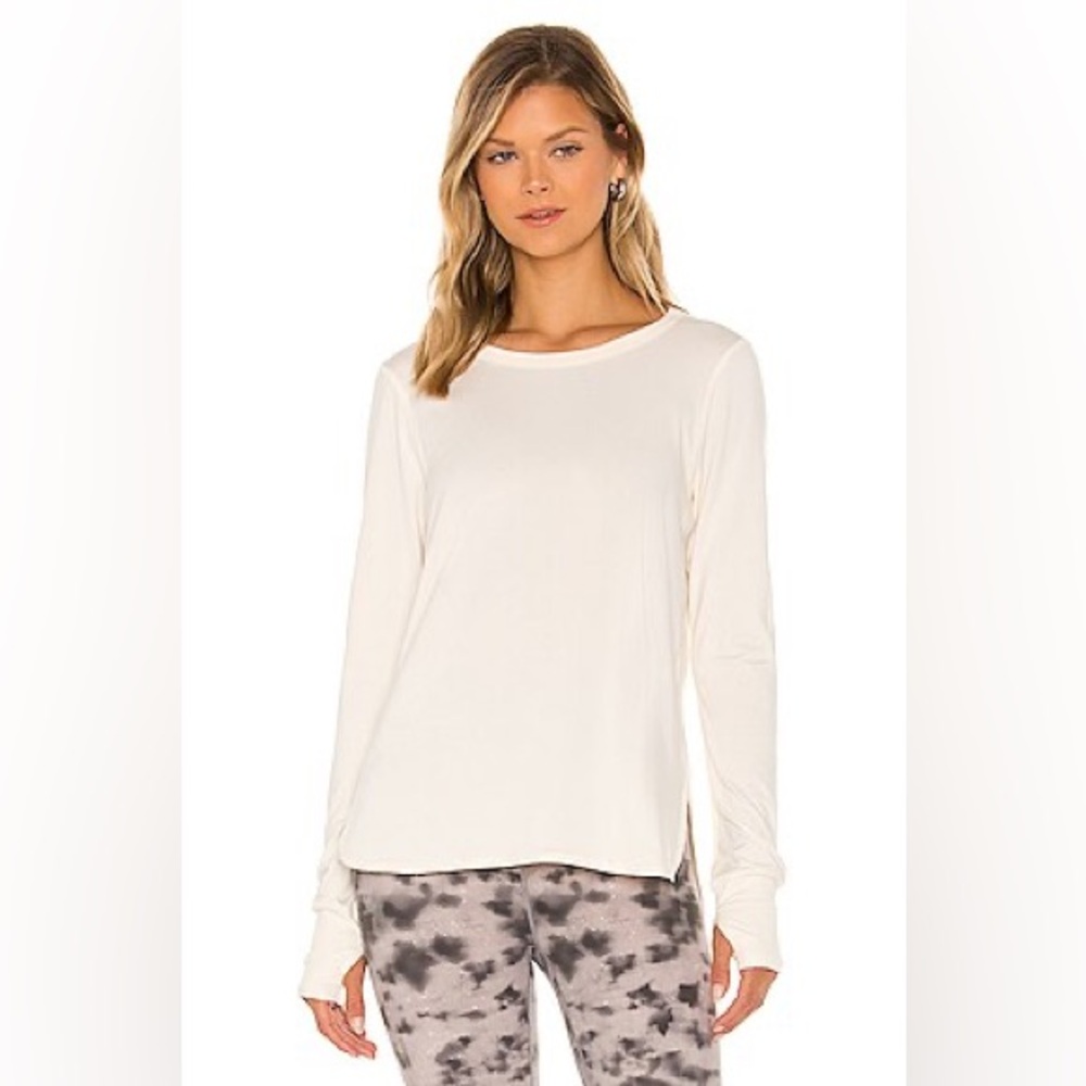 Varley Kearney Top in Ivory Marl